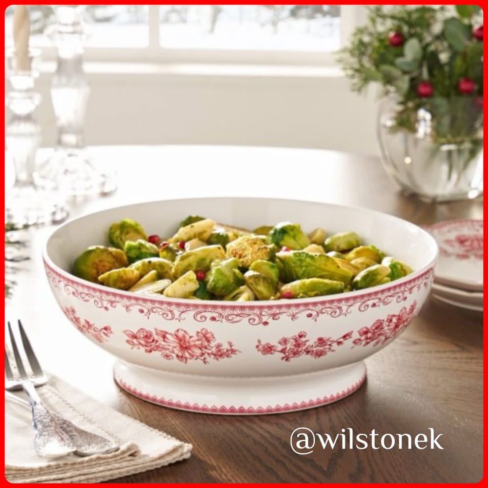 The Pioneer Woman Agatha Stoneware ServingBowl -Red